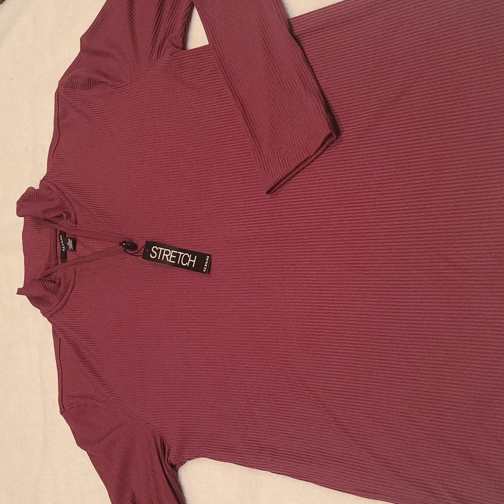 Alfani stretch 1/4 zip sweater - Picture 4 of 11